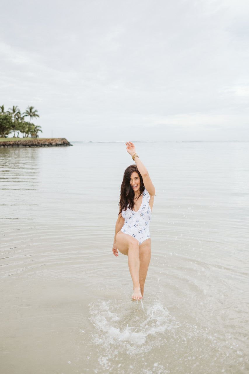 Valencia Swimsuit in French Floral