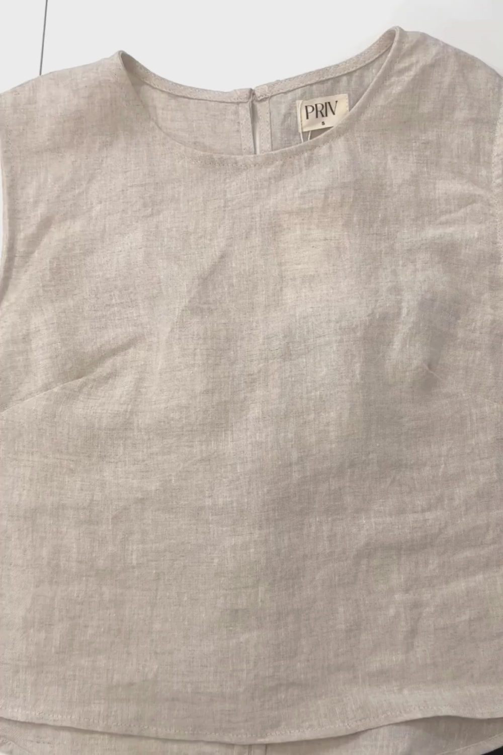 Nina Linen Tank Oat